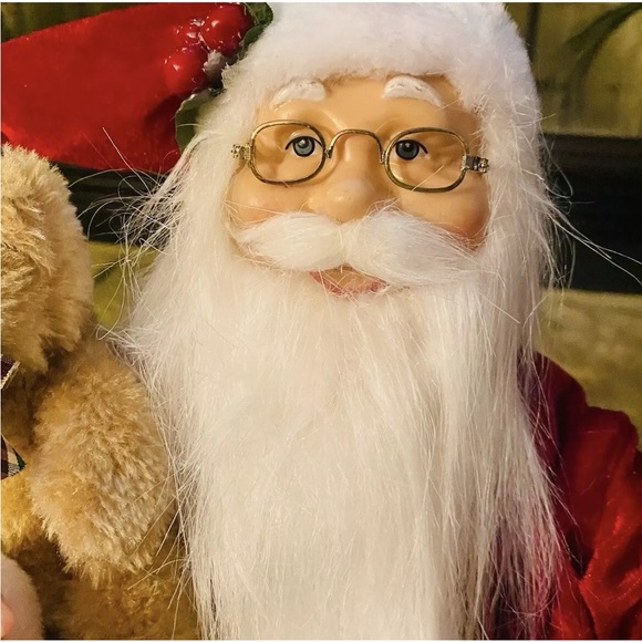 Santa Claus Lighted Decorative 18” Figurine Holiday Christmas Indoor Home Decor - Picture 5 of 11